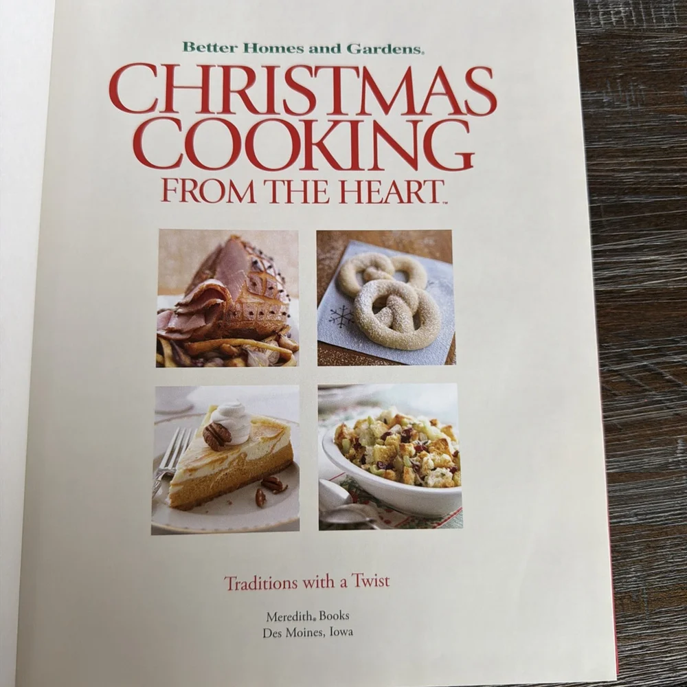 Better Homes & Gardens Christmas Cooking From the Heart Vol 7 (2008 Hardcover)